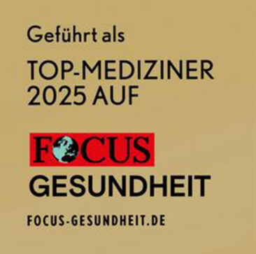 Die Praxis Prof. Dhom hat 2025 gleich zwei Experten unter den TOP-Medizinern der Focus Ärzteliste