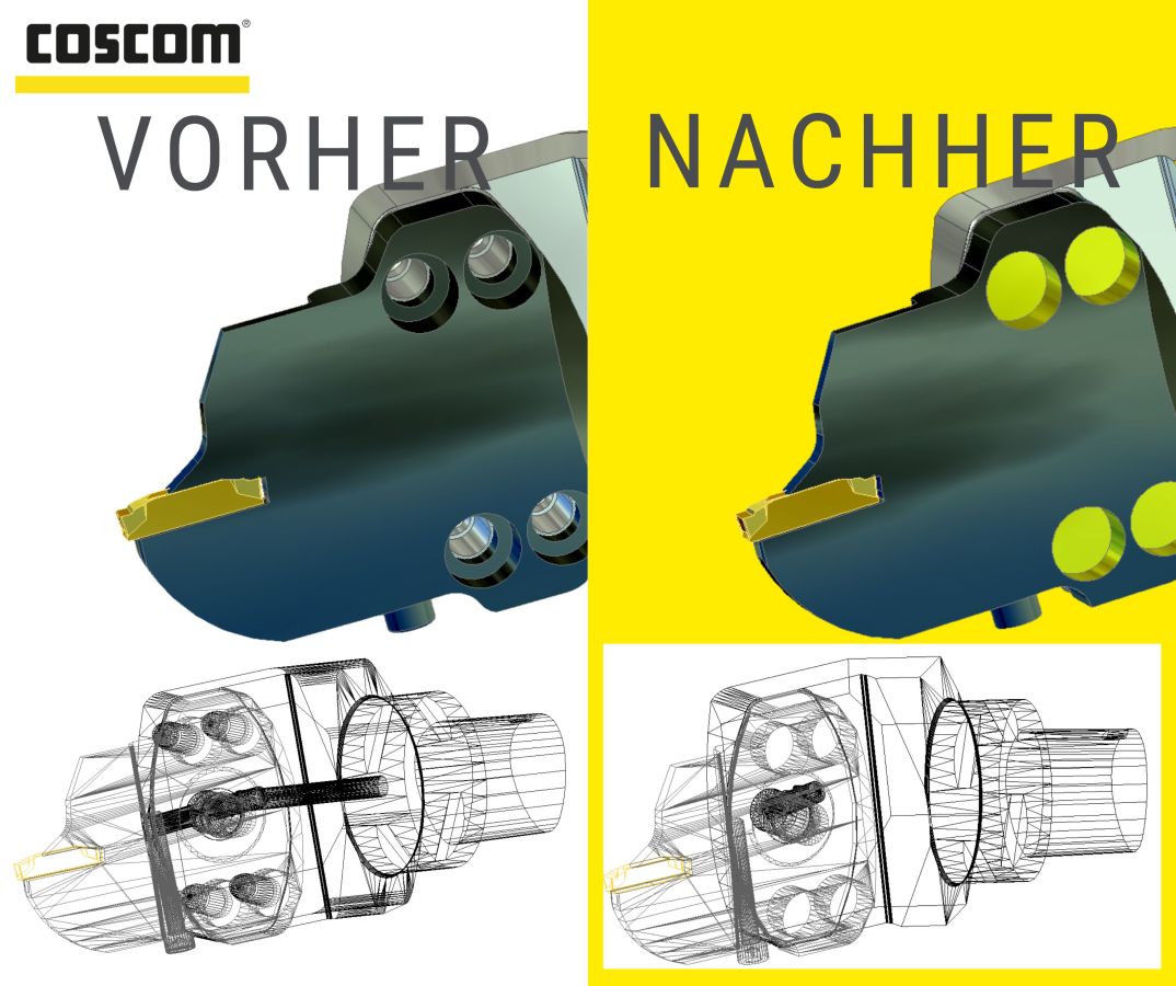 EMO 2025: COSCOM präsentiert neues Modul zur Optimierung von CAD-Werkzeugdaten
