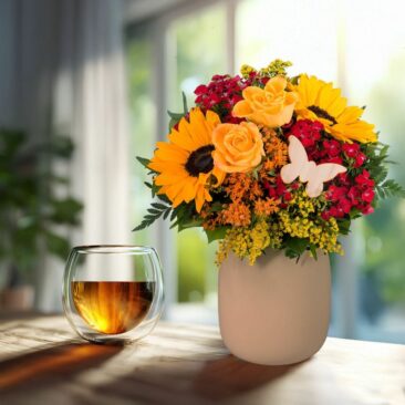 FloraPrima startet Kooperation mit TEABALLS: Gratis TEABALLS zu jedem Blumenstrauß – nur solange Vorrat reicht