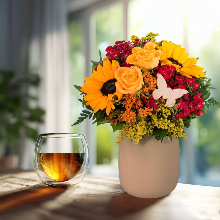 FloraPrima startet Kooperation mit TEABALLS: Gratis TEABALLS zu jedem Blumenstrauß – nur solange Vorrat reicht
