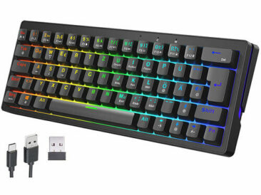 GeneralKeys Mechanische 60-%-Funk-Tastatur