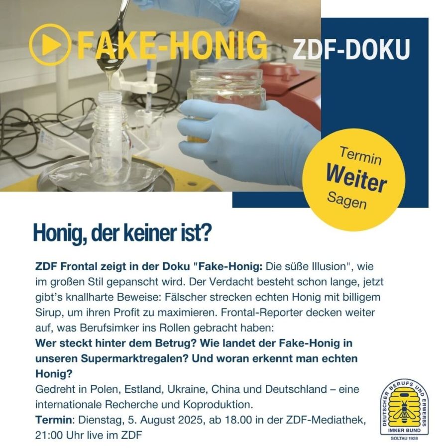Honig, der keiner ist? – ZDF-Frontal-Doku