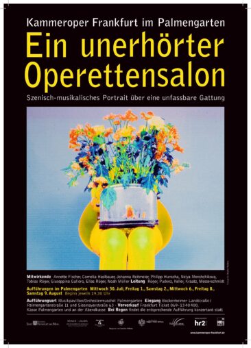 Kammeroper Frankfurt im Palmengarten – “Operette sich, wer kann”
