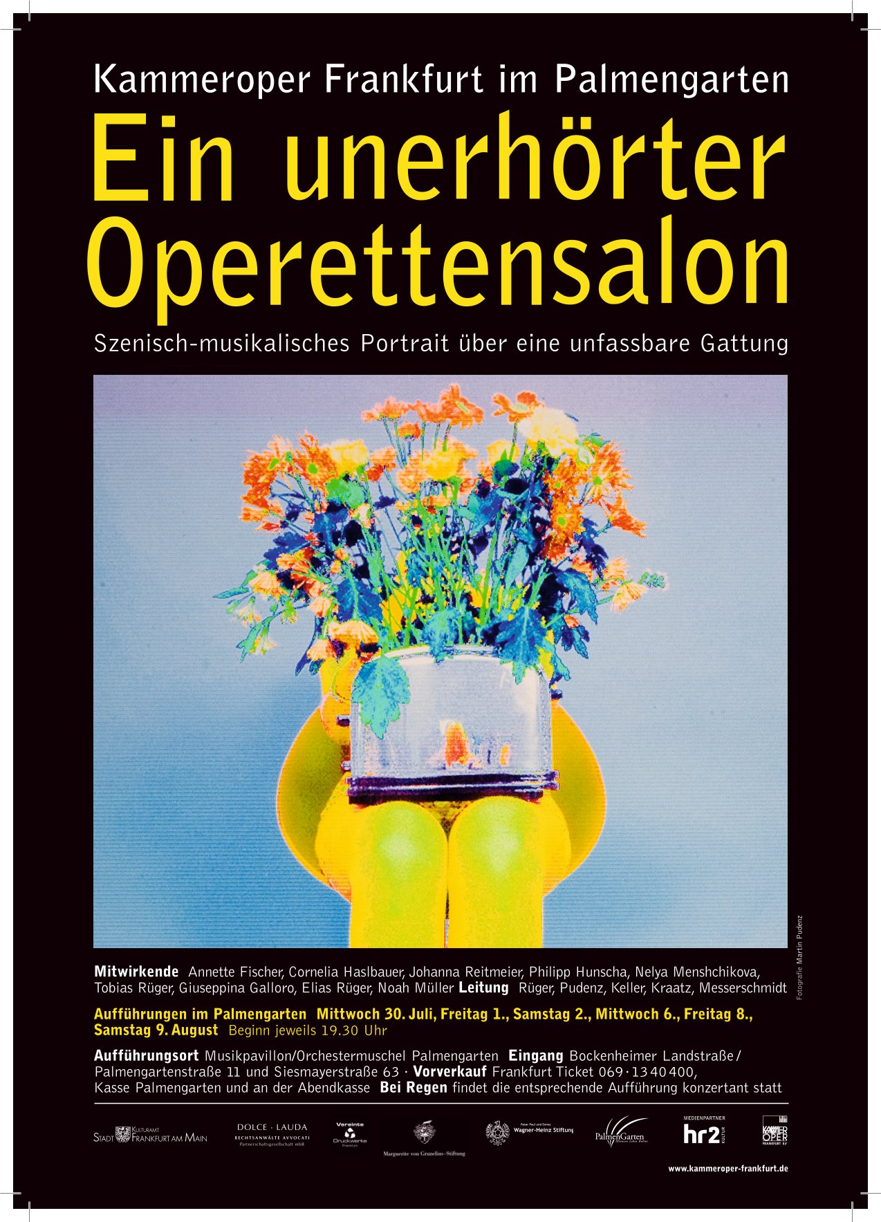 Kammeroper Frankfurt im Palmengarten – “Operette sich, wer kann”