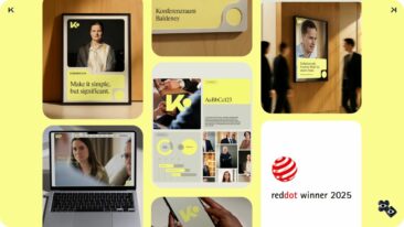 KittoKatsu mit Red Dot 2025 für Re-Branding Kümmerlein Wirtschaftskanzlei ausgezeichnet