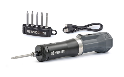 Kyocera stellt Wendeschneidplatten-Akkuschrauber vor