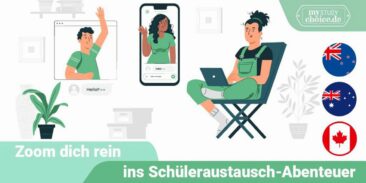 Live-Online-Veranstaltungen zum Auslandsschuljahr 2026/27 vom 27. – 30.8. mit Schulen aus Kanada & Down Under