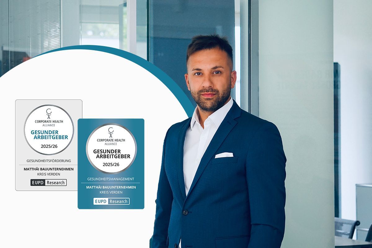 Matthäi wird erneut als „Gesunder Arbeitgeber“ ausgezeichnet