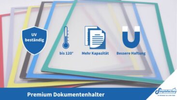 Premium Dokumentenhalter – Das i-Tüpfelchen für die professionelle Shopfloor-Tafel