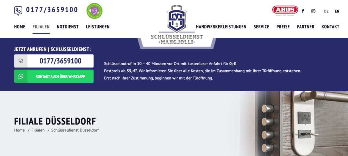 Schnell & fair: Dein 24/7 Schlüsseldienst in NRW