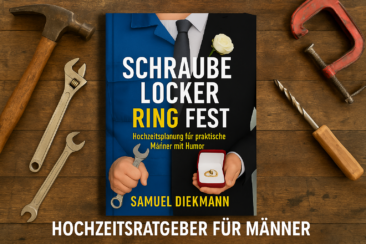 “Schraube locker – Ring fest” – Der erste Hochzeitsratgeber, der Männer wirklich abholt