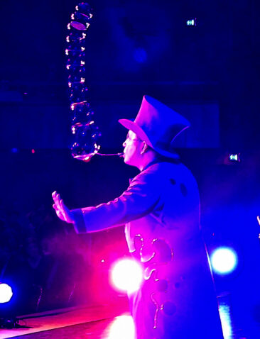 Top Seifenblasenshow verzauberte als Event Showact die Sportler-Gala