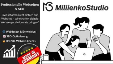 Webdesign & SEO für Unternehmen von MiliienkoStudio