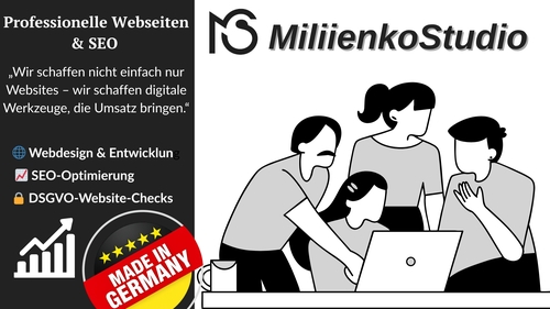 Webdesign & SEO für Unternehmen von MiliienkoStudio