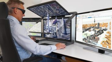 3D PluraView Monitor – von Esri ArcGIS Pro für die 3D-Stereo-Visualisierung zertifiziert