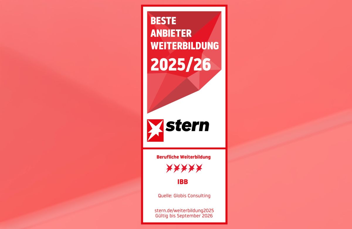Ausgezeichnet: IBB erhält erneut 5 Sterne – Studie bestätigt Spitzenqualität in der beruflichen Weiterbildung