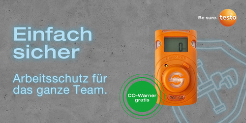Einfach sicher. Arbeiten mit Testo-Messtechnik.