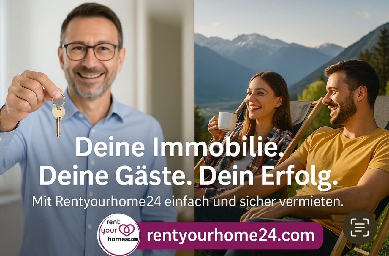 Ferienwohnung erfolgreich vermieten – mit rentyourhome24 in Österreich & Deutschland