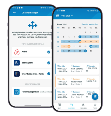 Ferienwohnungen effizienter verwalten mit dem DiBooq Channel Manager für Booking, Airbnb und FeWo-direkt