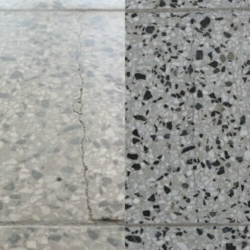 Freese Fußbodentechnik saniert Terrazzo in Berliner Mensa