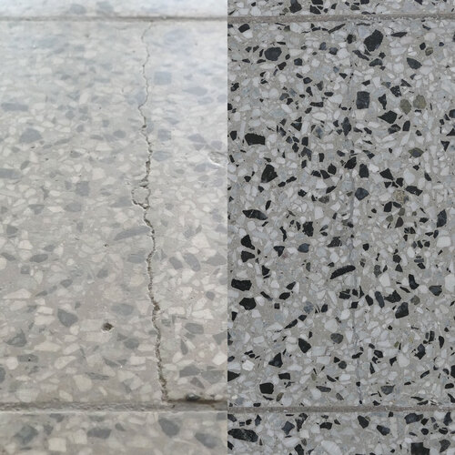 Freese Fußbodentechnik saniert Terrazzo in Berliner Mensa