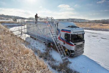 KRAUSE EisfreiGerüst-System: Sicherheit im Winterbetrieb – und darüber hinaus