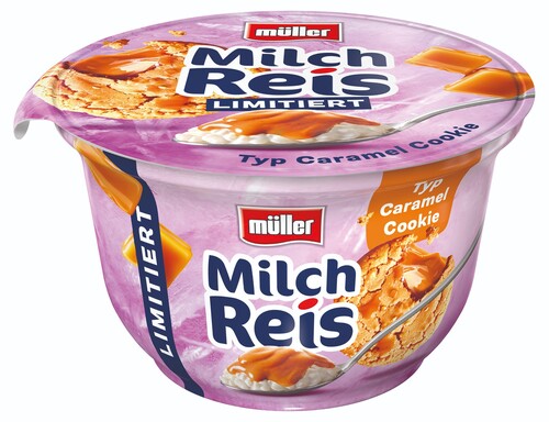 Müller Milchreis Limitiert Winter: Gebäckgeschmack zum Löffeln