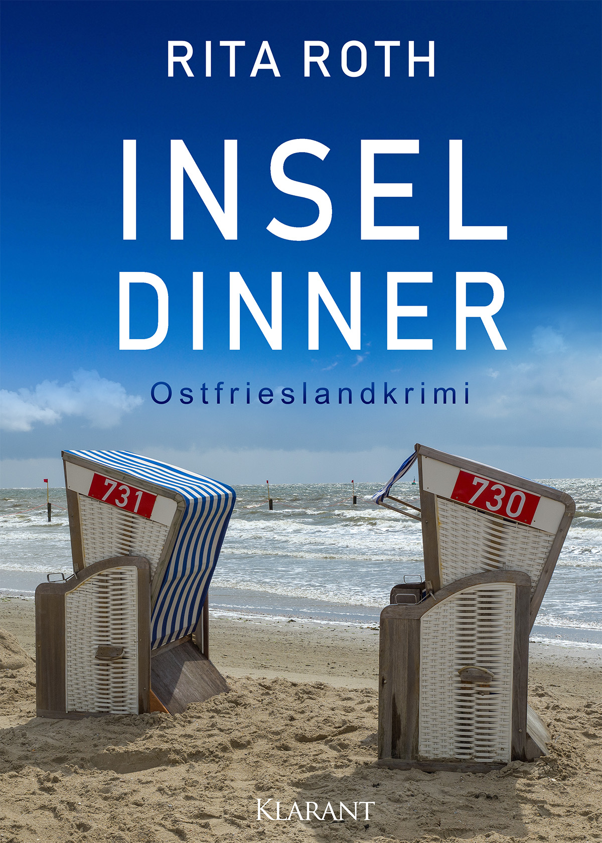 Neuerscheinung: Ostfrieslandkrimi “INSELDINNER” von Rita Roth im Klarant Verlag