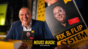 Neues Buch: Fix kaufen. Flip verkaufen. Oliver Fischer erklärt: So funktioniert Immobilienhandel wirklich.