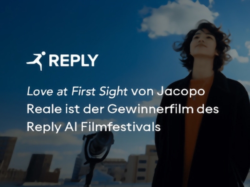 REPLY: Jacopo Reale gewinnt mit “Love at First Sight” beim internationalen Reply AI Film Festival, das Kino und Künstliche Intelligenz verbindet