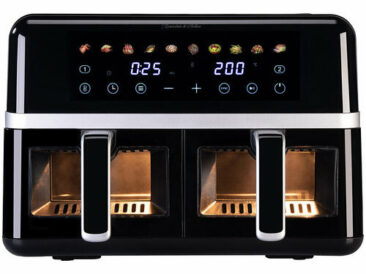 Rosenstein & Söhne Dual-Heißluftfritteuse HF-420
