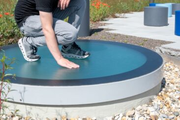 SkyVision Circular Walk-Ons von Glasolux –  runde, begehbare Oberlichter nach Maß