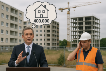 Wohnungsbau 2025: Genehmigungen steigen leicht, Fertigstellungen brechen stark ein