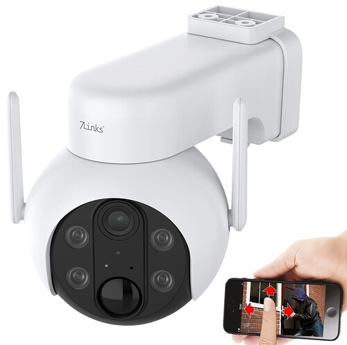 7links Außen-Pan-Tilt-IP-Überwachungskamera IPC-895, 2K