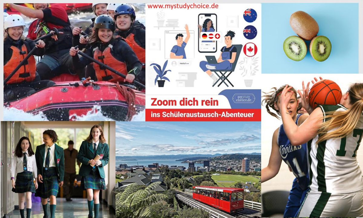 Abenteuer Schüleraustausch? Kanada, Australien oder nach Neuseeland? 10 Zoom-Infoveranstaltungen mit Schulen