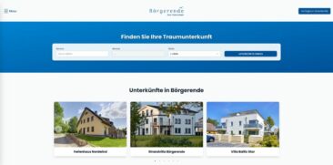 Absolvere Solutions GmbH startet lokales Buchungsportal ostseebad-boergerende.de