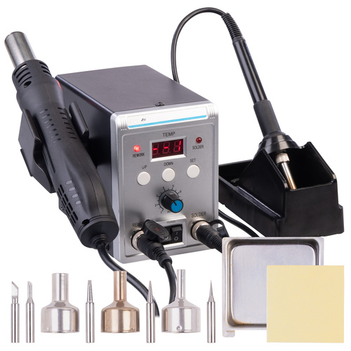 AGT Digitale 2in1-Löt- & Heißluftstation, 500°C, 700 Watt