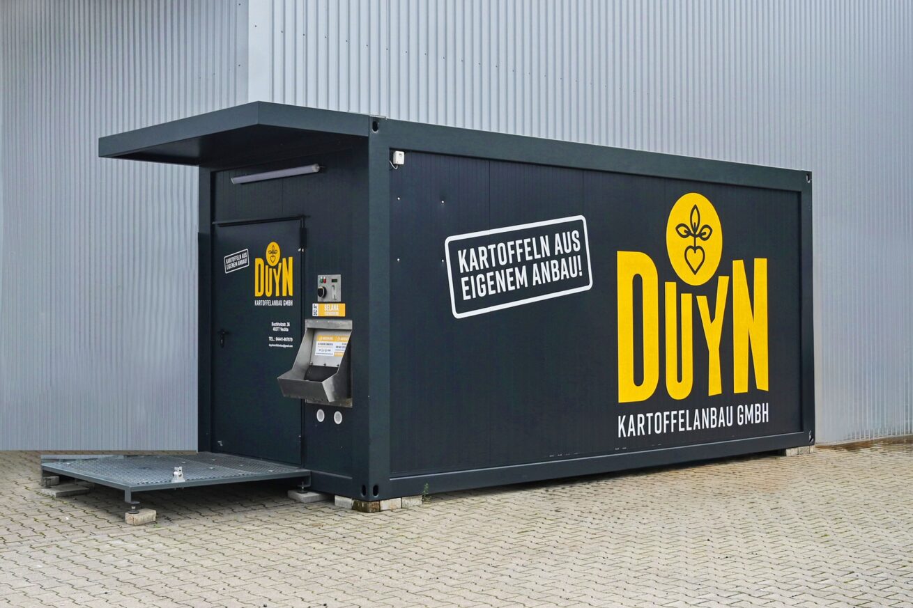 Automatisierte Kartoffelvermarktung mit ELA Container Sales