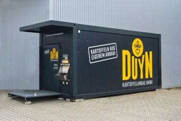 Automatisierte Kartoffelvermarktung mit ELA Container Sales