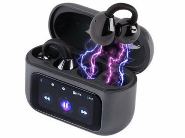 auvisio Clip-on-Ohrhörer und KI-Echtzeitübersetzer für 115 Sprachen