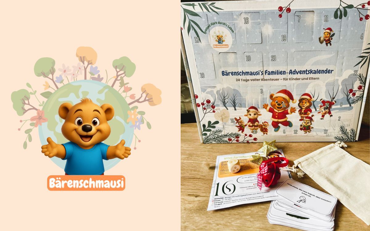 Bärenschmausi macht den Advent wieder echt – mit 24 Tagen voller Familienmagie