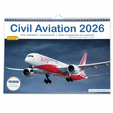Civil Aviation Kalender 2026 – der internationale Premium Flugzeugkalender für echte Luftfahrtfans
