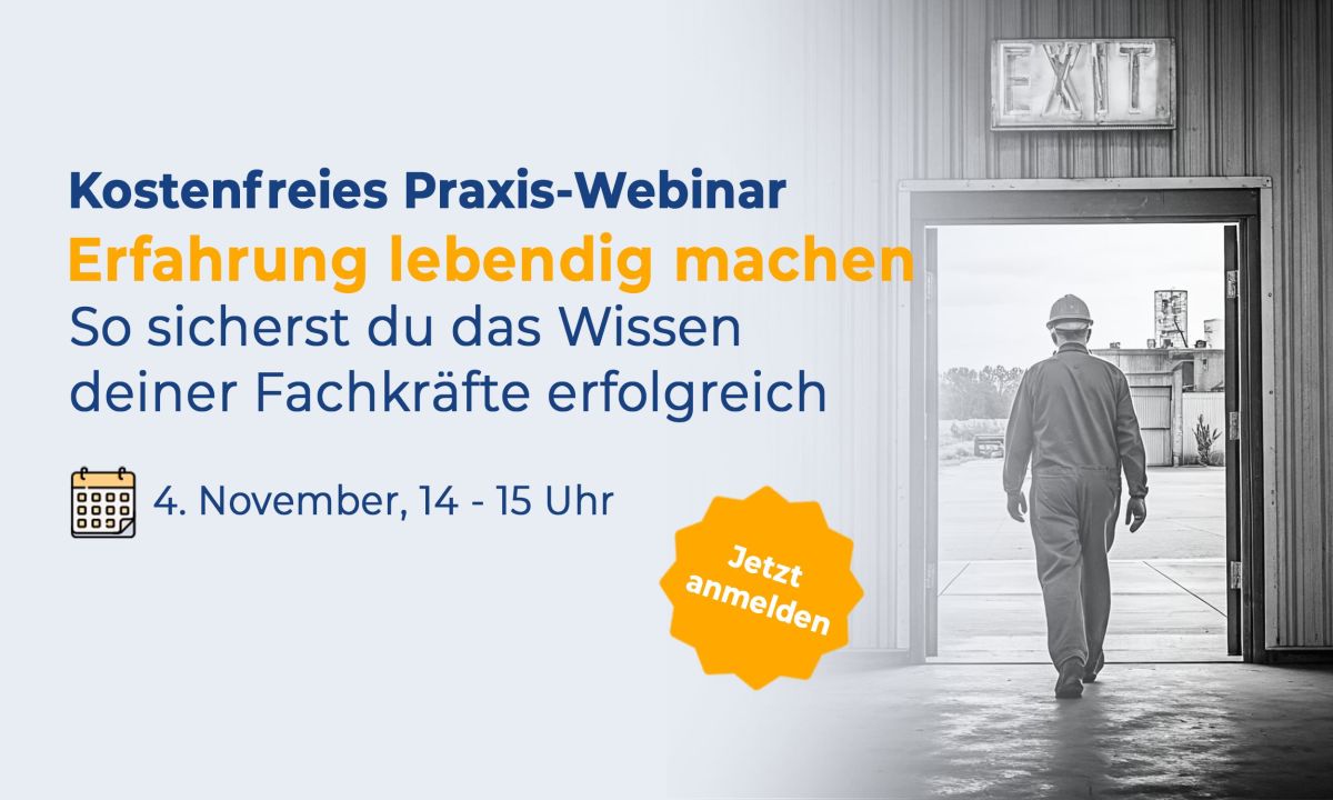 Erfahrungswissen sichern mit Video – Wie Unternehmen das Wissen ihrer Fachkräfte erfolgreich sichern