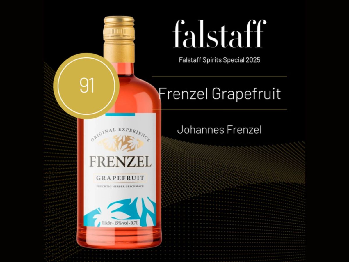 FRENZEL Grapefruit mit 91 Falstaff-Punkten ausgezeichnet