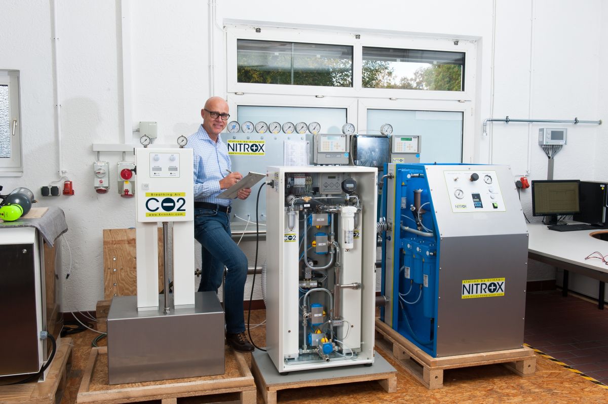 Krinner Drucklufttechnik bietet komplette Lösungen für industrielle Atemluftsysteme