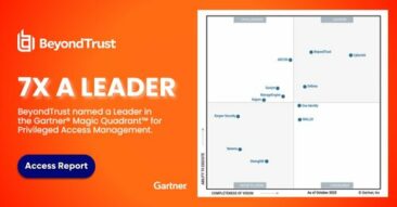 Leader im Gartner® Magic Quadrant™ for PAM 2025