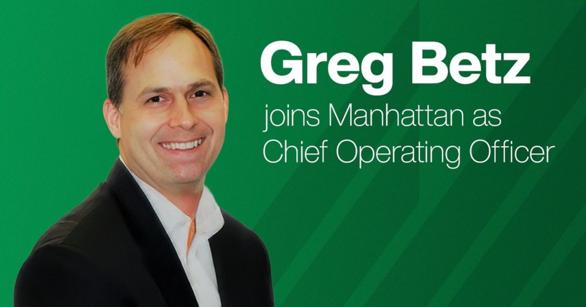 Manhattan Associates gibt Ernennung von Greg Betz als Chief Operating Officer bekannt