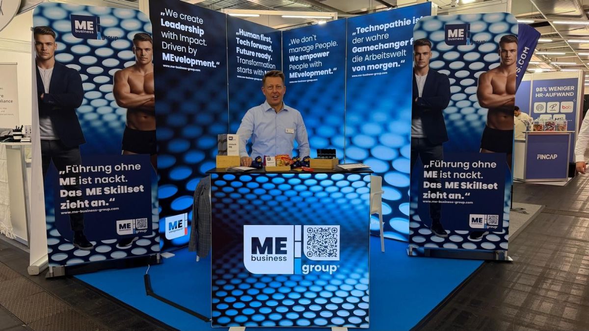 ME Business Group & Gründer Markus Oldenburger auf der Zukunft Personal Süd in München