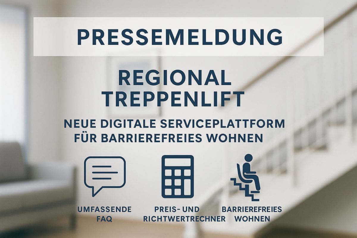 Neue Wege der Barrierefreiheit: Regional Treppenlift erweitert sein Angebot