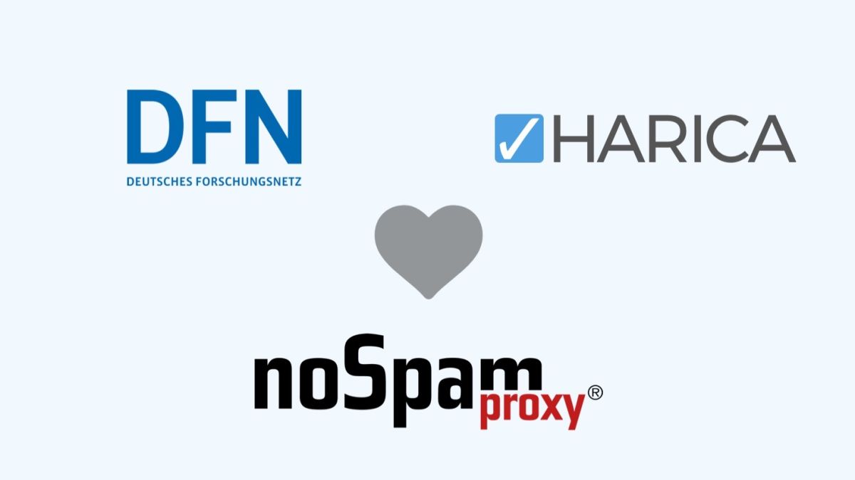 NoSpamProxy bietet automatisierte Zertifikatsverwaltung für DFN und HARICA